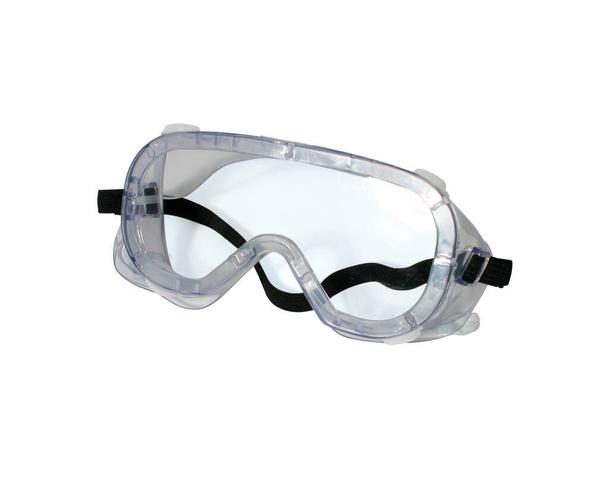Gafas protectoras sobre fondo blanco - Foto, Imagen