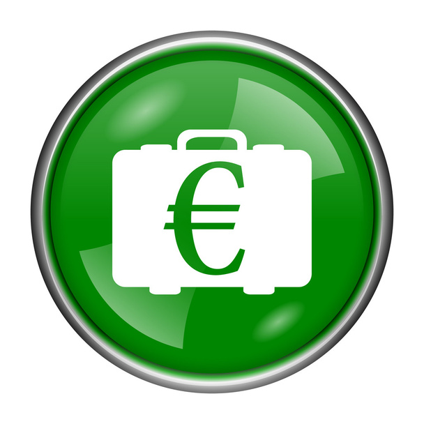 Euro bolsa icono
 - Foto, imagen