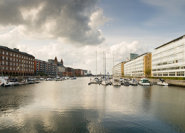 Cityscape of Copenhagen with water - Photo, image