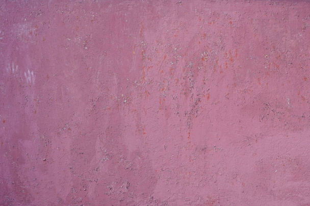 old iron wall painted pink. - Fotografie, Obrázek