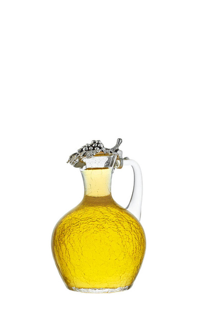Glass bottle of oil - Photo, Image