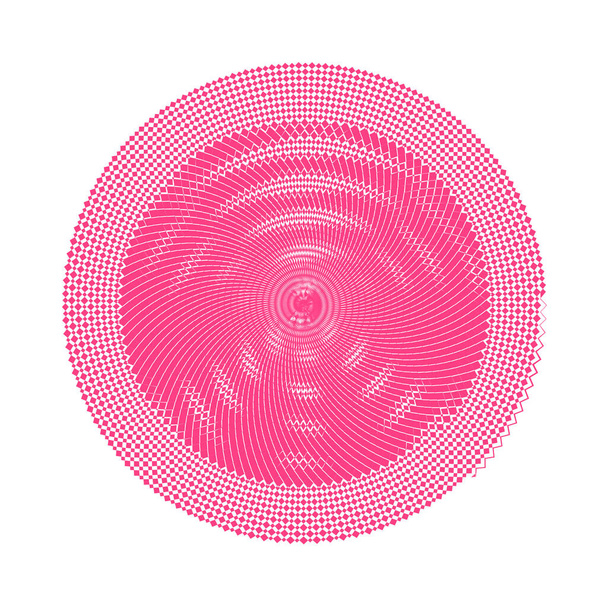 Modèle abstrait motif zigzag en cercle. Élément de conception
. - Photo, image
