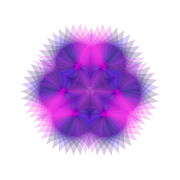 Patrón de plantilla abstracta. Colores de neón brillante forma fractal. Elemento para el diseño
. - Foto, imagen