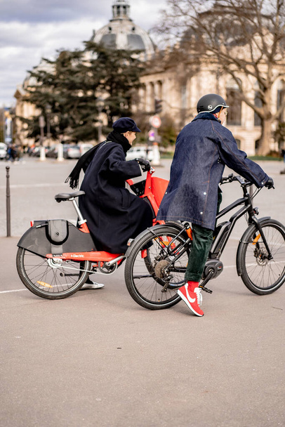 Street photos, places, people. France, Paris. March 2020 - Fotó, kép