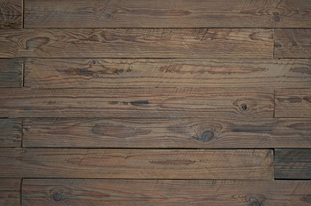  background texture of old wooden boards next to each other - Photo, Image