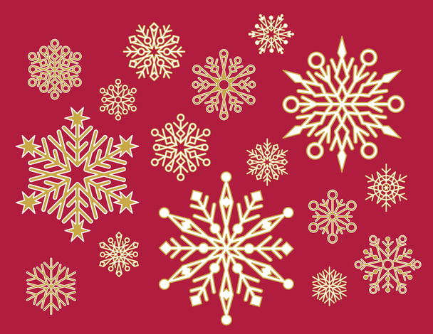 Снежинки Лейси
 - Вектор,изображение