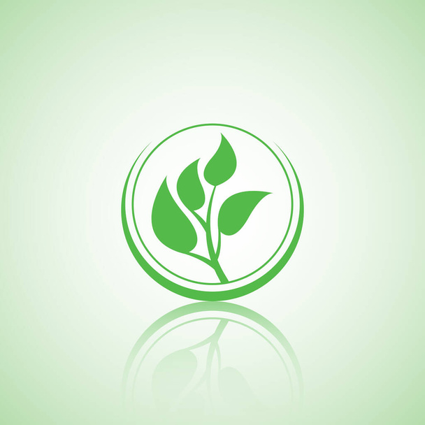 Ilustración del icono árbol verde
 - Vector, imagen