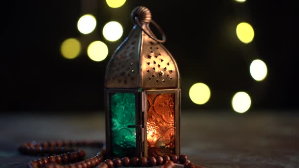 mozi felvétel arab lámpás és tasbih (rózsafüzér), felvételek Ramadan és Eid - Felvétel, videó