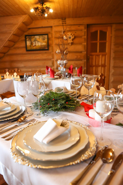 Traditional Christmas Table - Фото, зображення
