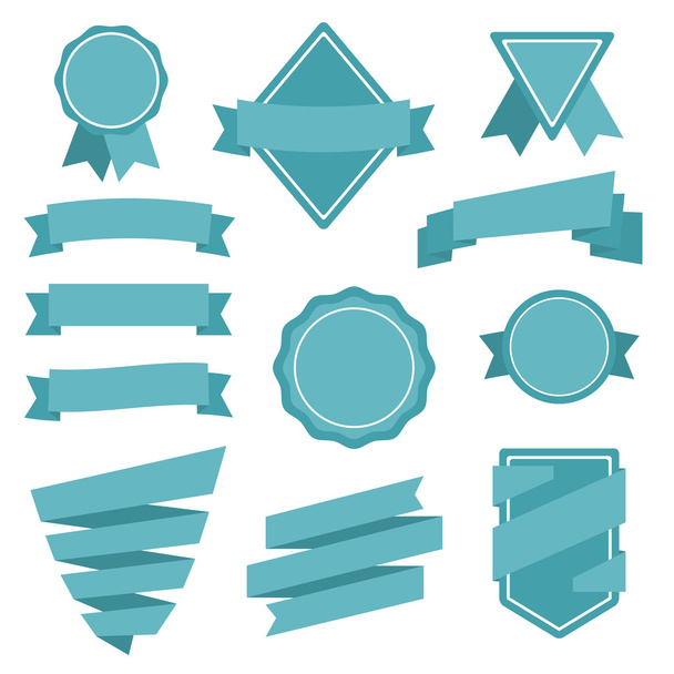 Vector Stickers and Badges. Flat Style - Vector, Image