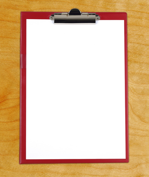 Klembord met leeg Witboek - Foto, afbeelding