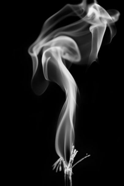 Gray smoke shapes - Foto, Imagen