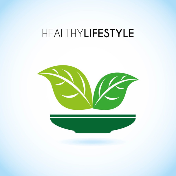 healthy lifestyle - Vector, Image