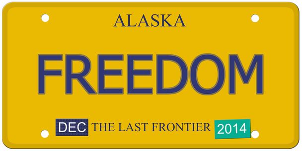 Vapaus Alaska rekisterikilpi
 - Valokuva, kuva