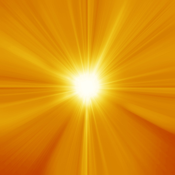 žlutá oranžová letní slunce světlo burst - Fotografie, Obrázek