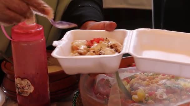 Chana Chaat is a famous dish in Pakistan and Indian Culture. - Footage, Video