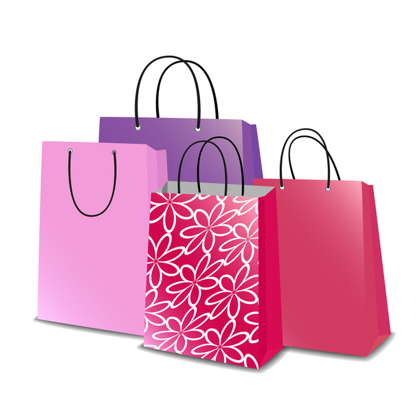 Shopping bags - Διάνυσμα, εικόνα