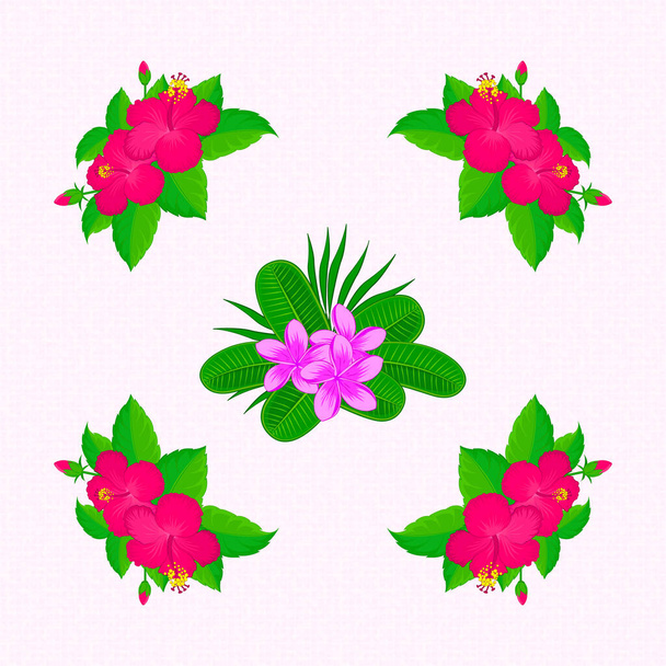 Patrón de vectores florales sin costura de color
  - Vector, Imagen