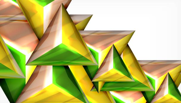 Dreieck geometrischer Vektor abstrakter Hintergrund - Vektor, Bild