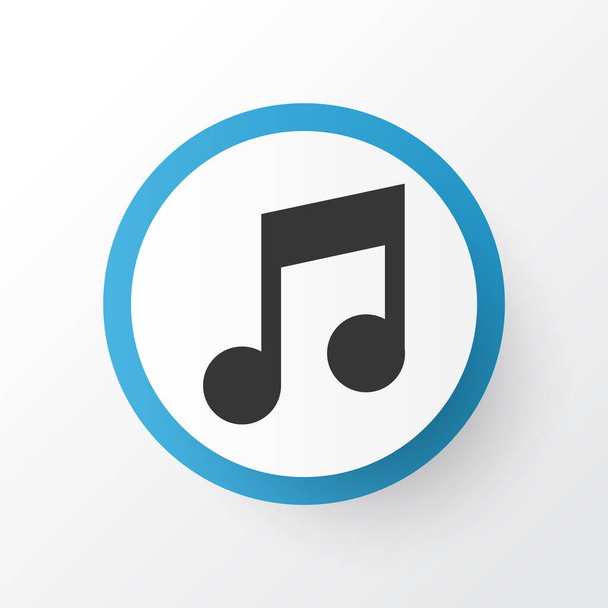 Music icon symbol. Premium quality isolated musical note element in trendy style. - Vector, Image