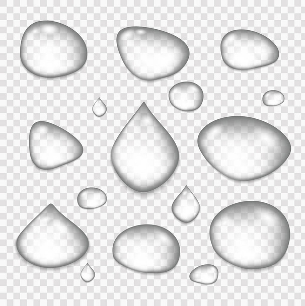 Water drops. Aqua fresh - Vector, Image