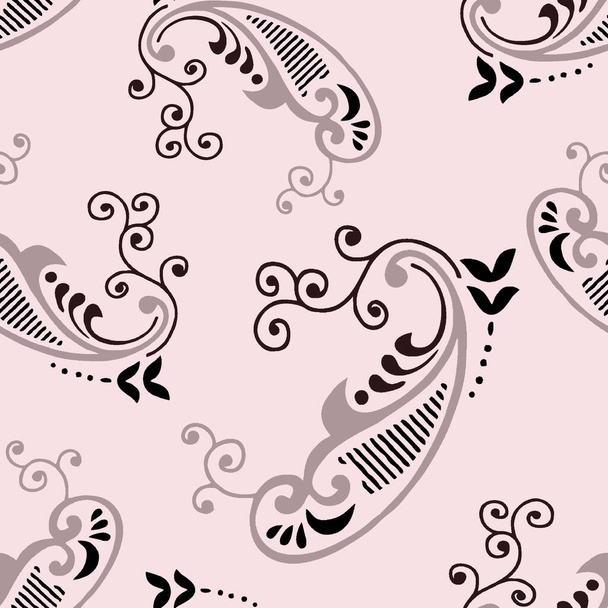nahtlose Blumenmuster mit background.beautiful nahtlose pattern.allover design.seamless vintage pattern - Foto, Bild