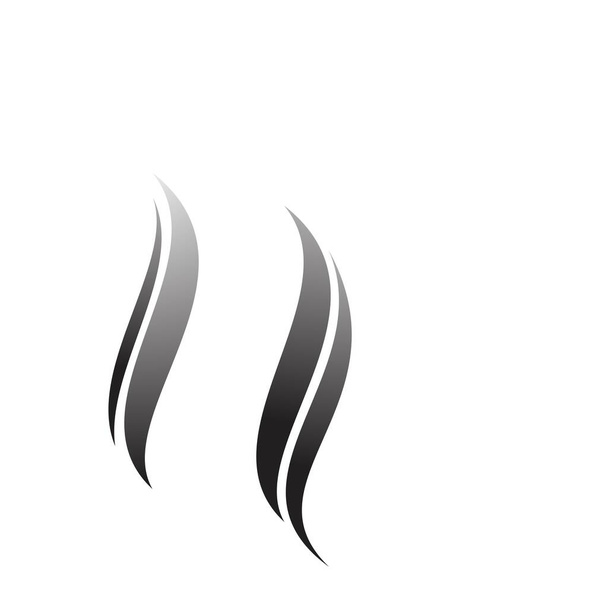 Hiusaalto logo vektori tasainen muotoilu
 - Vektori, kuva