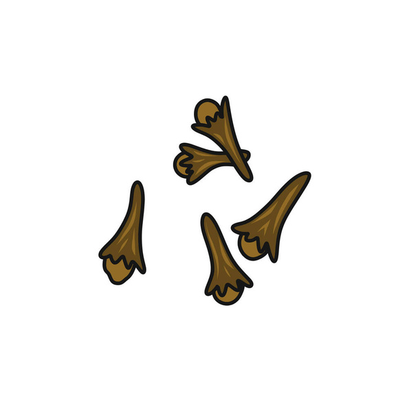 icona di scarabocchio del chiodo di garofano, illustrazione a colori vettoriale
 - Vettoriali, immagini