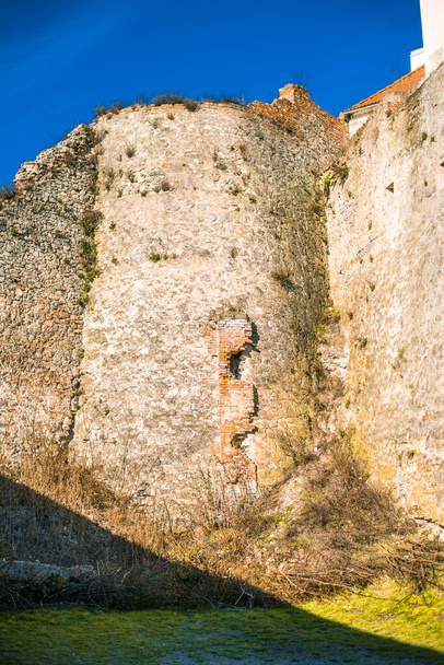 Palanok castle and its large walls, the best castles in Ukraine - Photo, Image