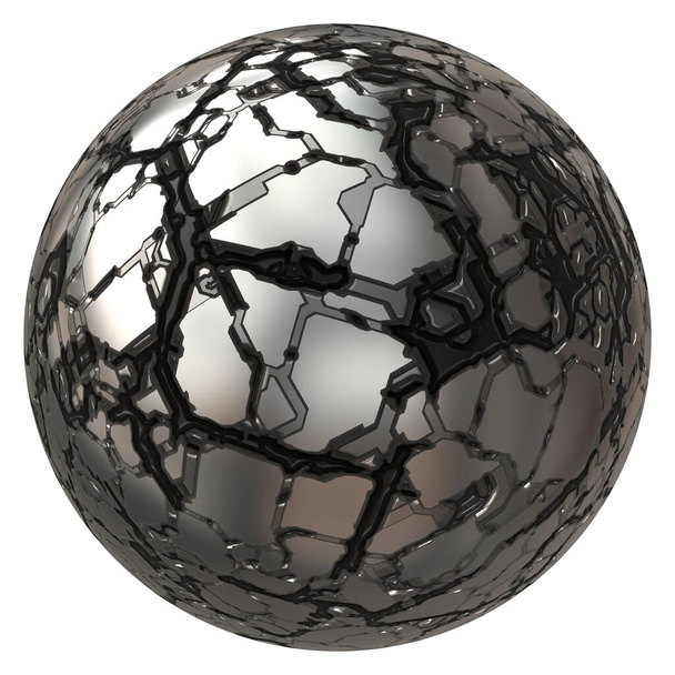 Futuristická koule koule izolované - Fotografie, Obrázek