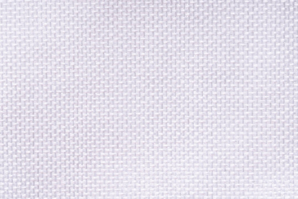 Witte katoen textuur achtergrond, naadloos patroon van natuurlijke textiel. Synthetisch doek. Materiaal voor geweven tas. Hessische oppervlakte - Foto, afbeelding