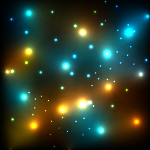 スペース キラキラ ベクトル背景テンプレート コンセプトの輝く星 - ベクター画像