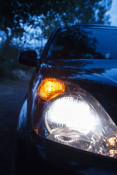 close up view of car lights - Photo, Image