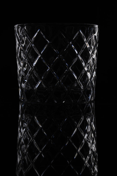 glass on a black background - Photo, image