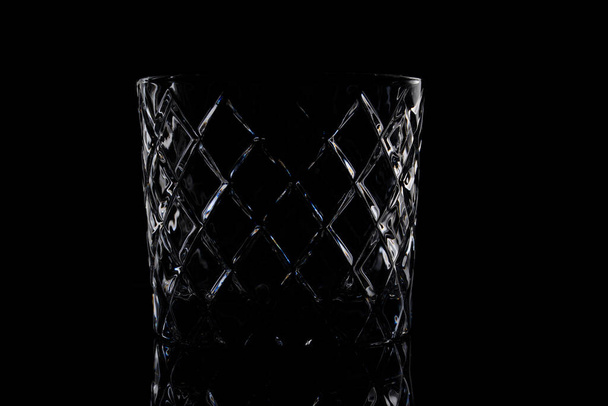 glass on a black background - Photo, image