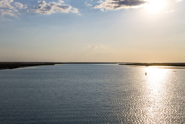 Vista sobre el lago Sivash en Ucrania - Foto, Imagen