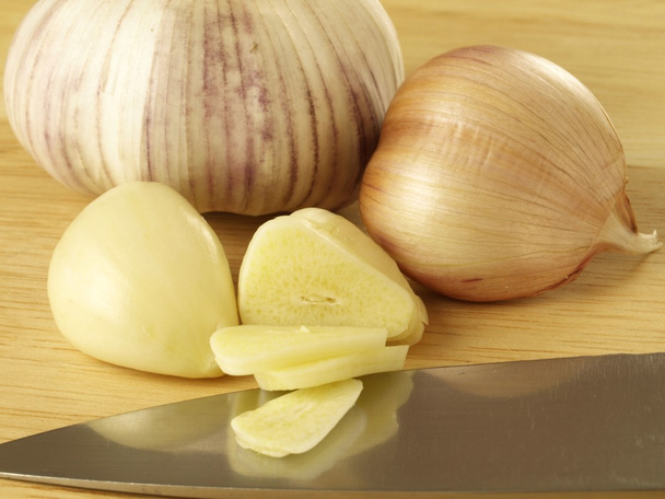 Cloves of garlic, closeup - 写真・画像