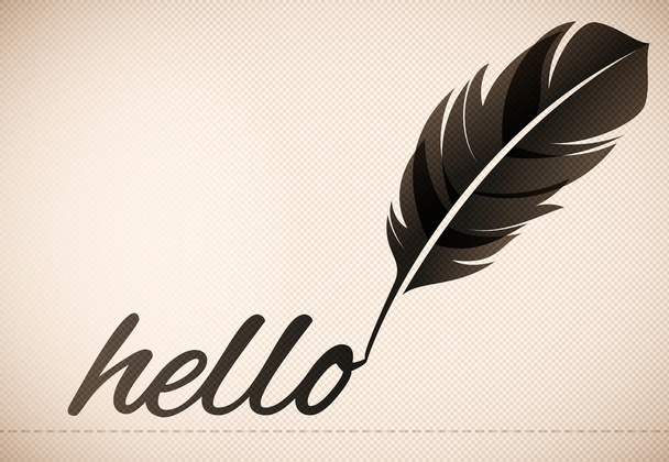 Quill Writing Pen - Vector, Image