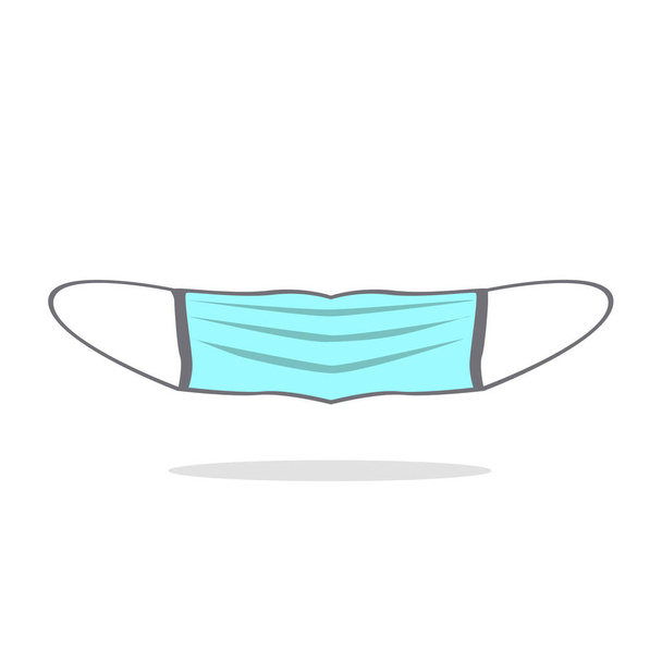 Máscara facial, máscara de dentista, ilustración, vector, aislado sobre fondo blanco.EPS 10
 - Vector, Imagen