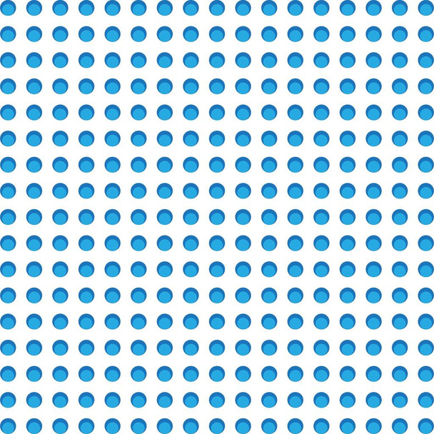 white background with blue polka dots - Photo, Image