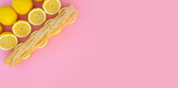 gezond eetconcept, vers fruit, citroenen - Foto, afbeelding
