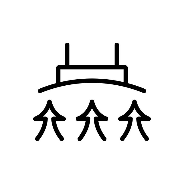 cocina campana evaporación icono vector. signo de evaporación campana de cocina. ilustración de símbolo de contorno aislado - Vector, imagen