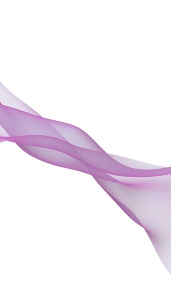 Abstract wave. Scarf. Bright ribbon on white background. Abstract smoke. Raster air background. Vertical image orientation. 3D illustration - Photo, Image