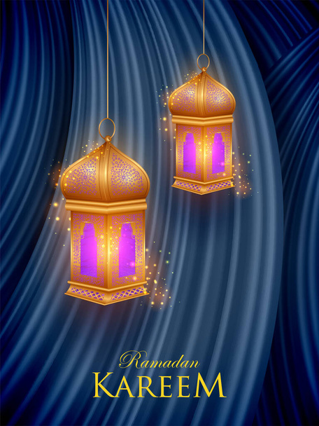 Célébration du Ramadan Kareem Salutations pour le fond de l'Aïd
 - Vecteur, image