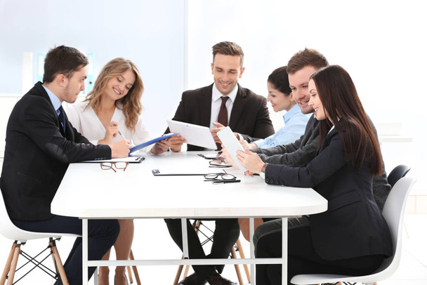 Group of business people working at office - Photo, Image
