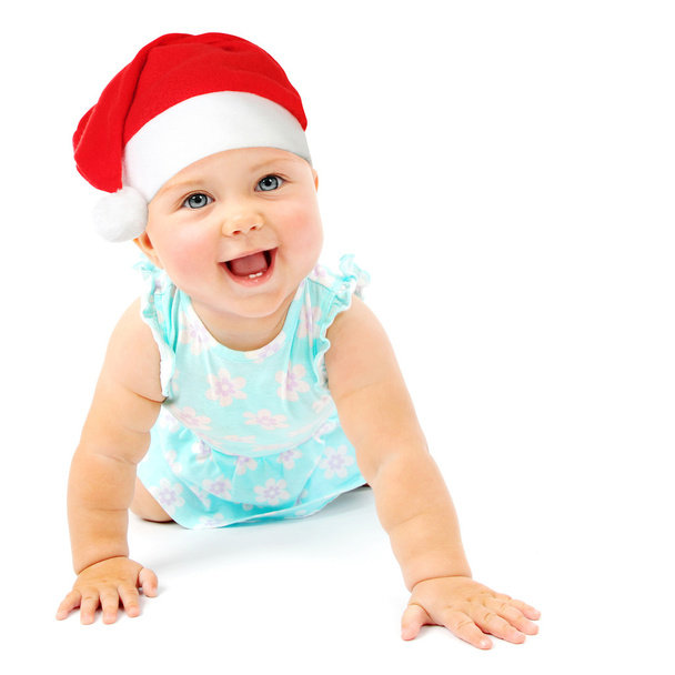 Little baby girl Santa - Valokuva, kuva