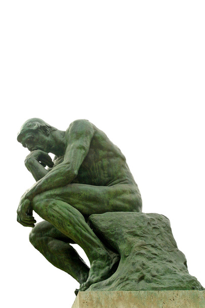 Rodin s la statua del pensatore - Zdjęcie, obraz