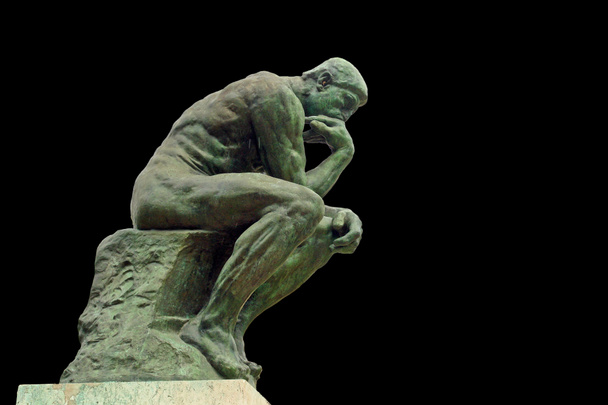 Статуя Родена "Мыслитель"
 - Фото, изображение