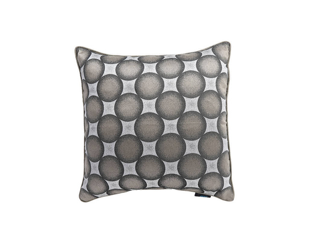 Soporte trasero Almohadas grises para sofá de lujo en sala de estar, diseño de interiores
 - Foto, imagen