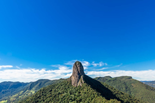 Pedra do Bau, rock mountain peak in Sao Bento do Sapucai, Brazil. South America. - Photo, Image